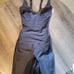 Skims Unlined Body Core Sculpt Plunge Mid Thigh Bodysuit Size S