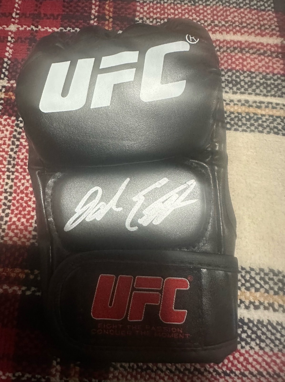 Josh Emmett signed glove