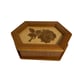 Gorgeous One of a Kind Marquetry Jewelry Box From 1988 Titled Rose ! Piece of A
