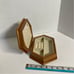 Gorgeous One of a Kind Marquetry Jewelry Box From 1988 Titled Rose ! Piece of A