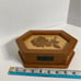 Gorgeous One of a Kind Marquetry Jewelry Box From 1988 Titled Rose ! Piece of A