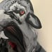 LRG Lifted Research Group huff puff wolf hoodie 4XL grey RARE vintage