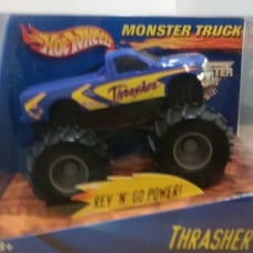 Mattel Hot Wheels Monster Jam 2001 Rev Tredz Motorized THRASHER 1:43 Scale Truck