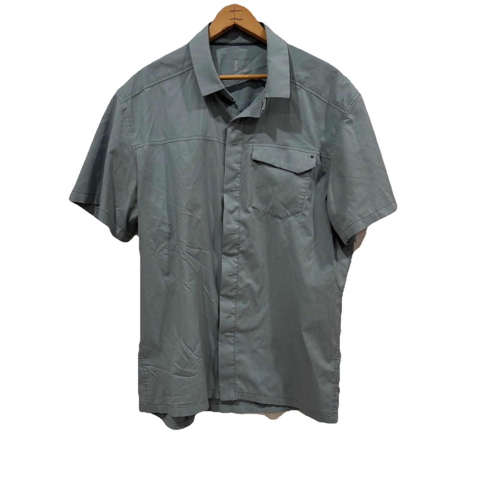 ARC TERYX SKY LINE SS Short sleeve shirt L Polyester BLU Solid col