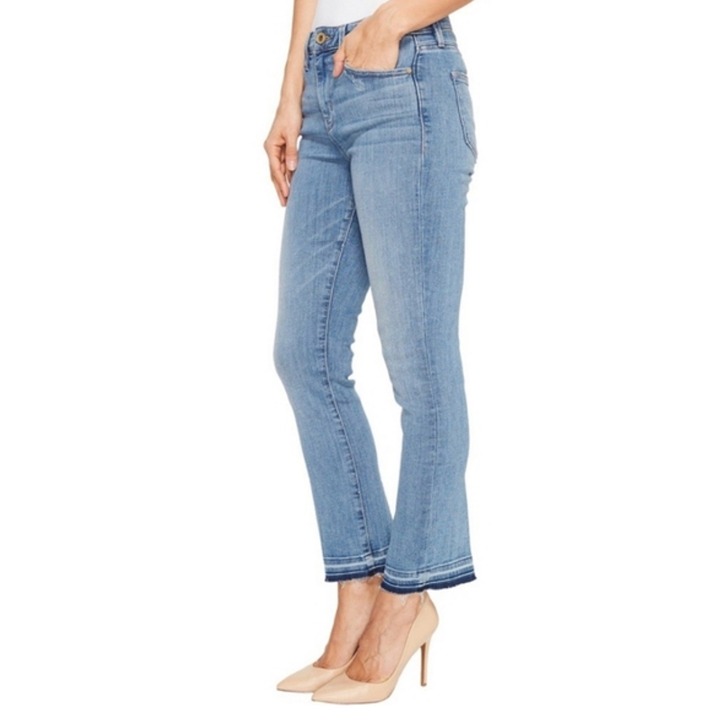 Sanctuary High Rise Released Raw Hem Wide Leg Robbie Jean Size 27