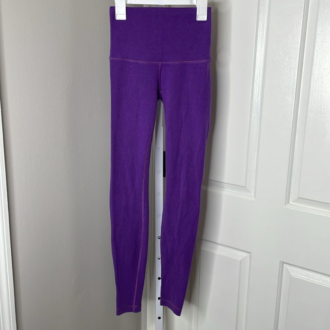 Lululemon High Rise Full Length Leggings Sz 4 Purple 4098