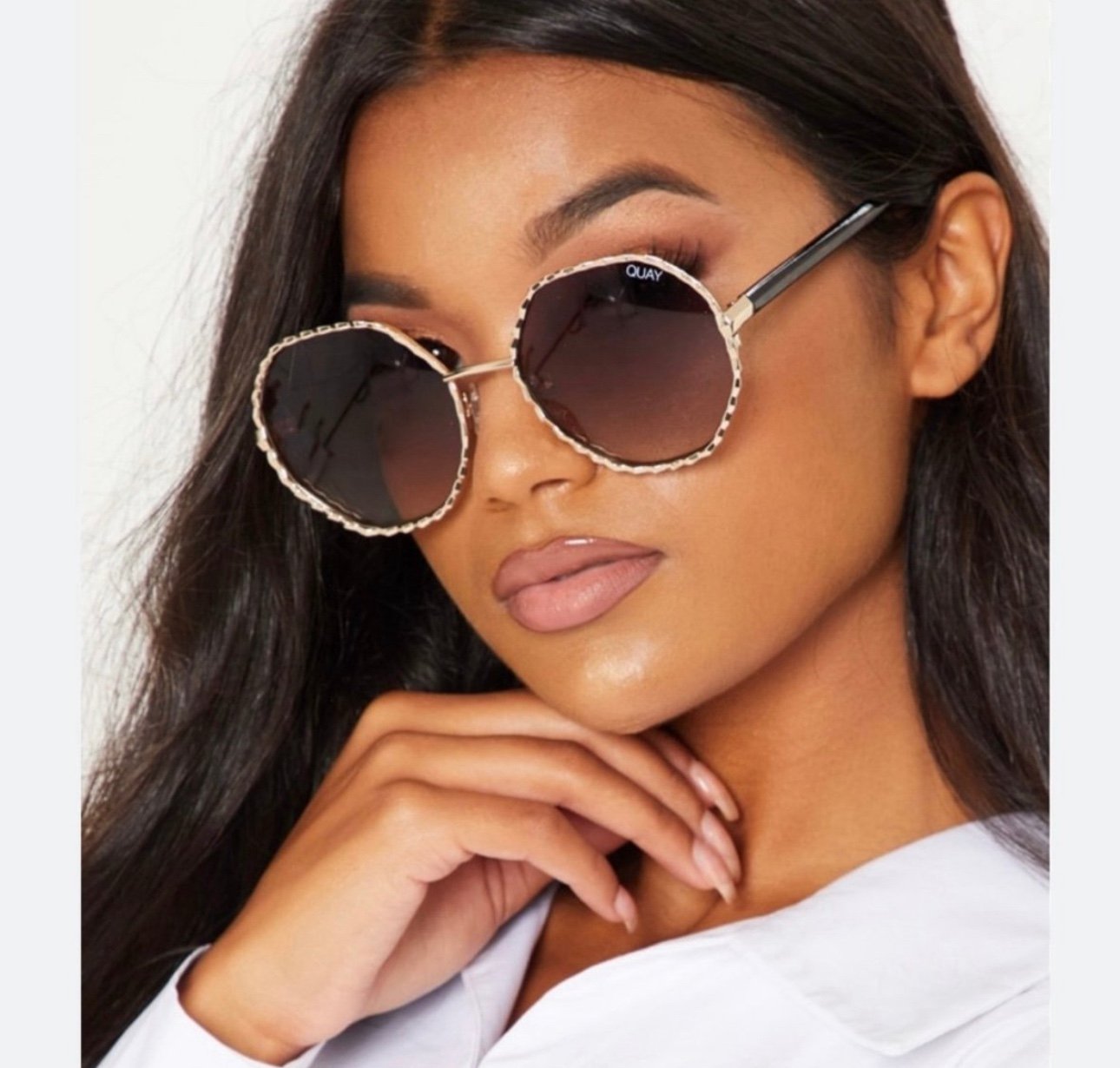 NWT Quay “BREEZE IN” brn/brn fade lenses •EXTREMELY RARE• Sunglasses
