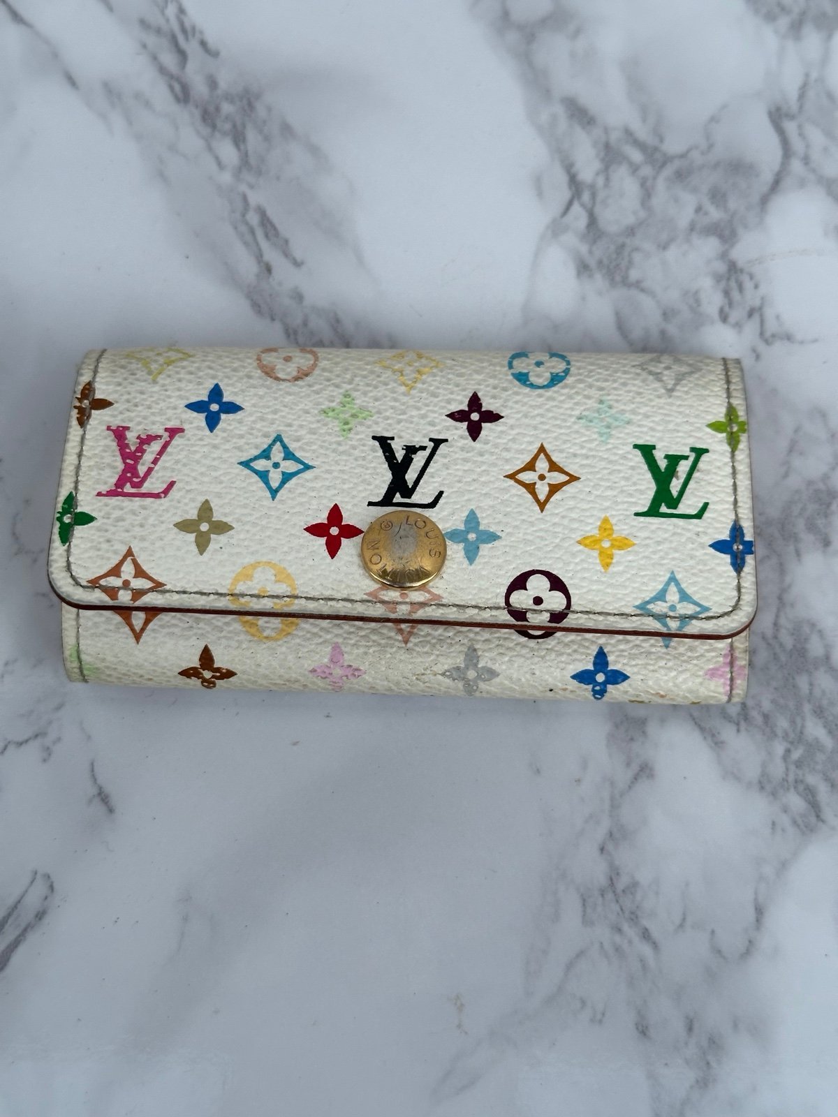 Louis Vuitton Murakami key case