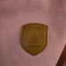 Wanakome Selene Color Block Hoodie Pink Cream Tan Size M
