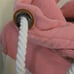 Wanakome Selene Color Block Hoodie Pink Cream Tan Size M