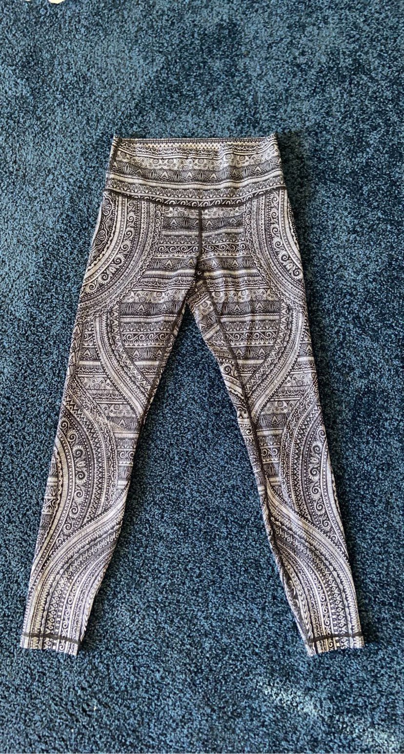 lululemon wonder under leggings size 8