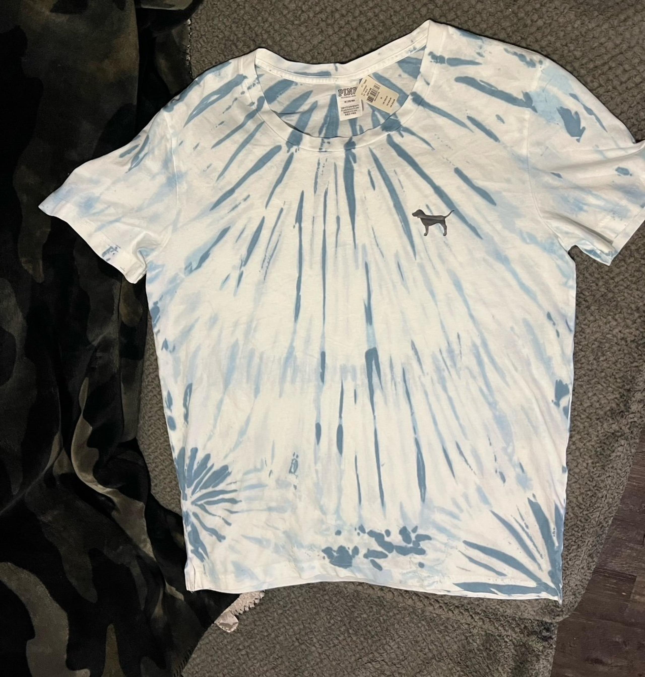 Vs Pink tye dye tee shirt