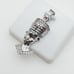 925 Sterling Silver Plated CZ Pendant, INUS1BR021