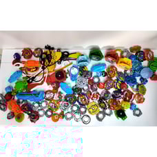 Beyblades Mega Lot Metal and Plastic Parts, Launchers, Etc.