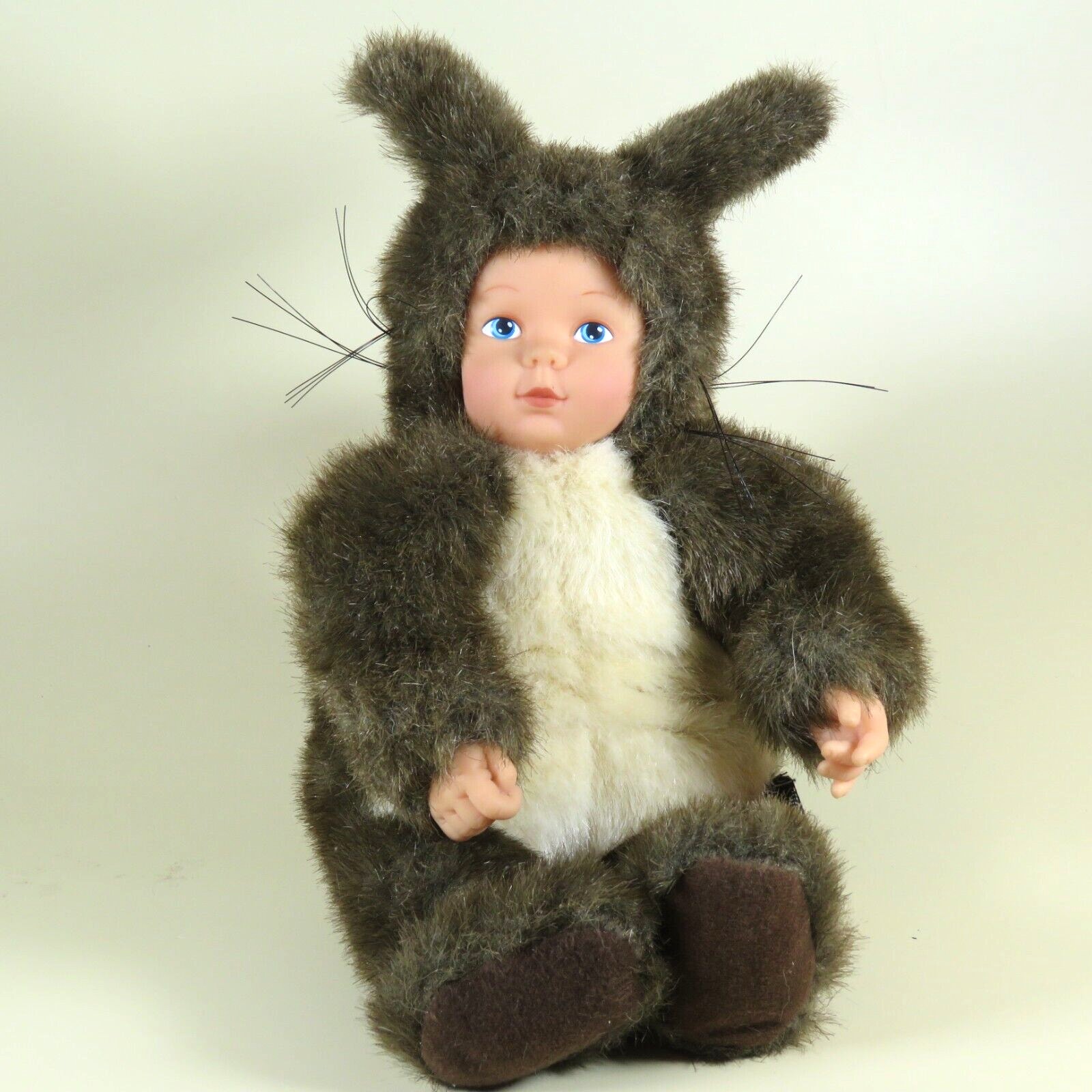Rare Vintage 9 Anne Geddes Baby Squirrel Doll Limited Edition 1998 Collectible