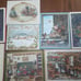 Set of 8 Vintage Irene Dash - Tasha Tudor Cards Children Praying over Manger
