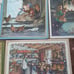 Set of 8 Vintage Irene Dash - Tasha Tudor Cards Children Praying over Manger
