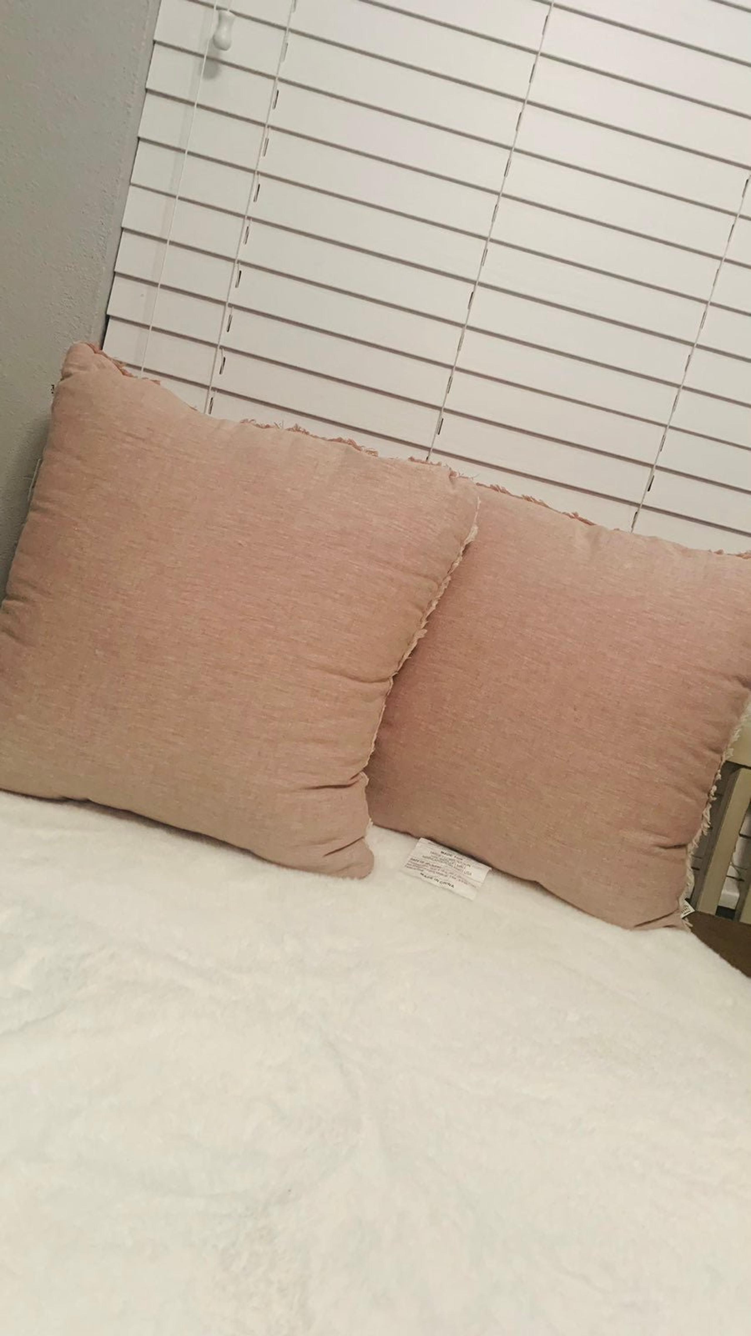 Hearth and hand rose gold accent pillows