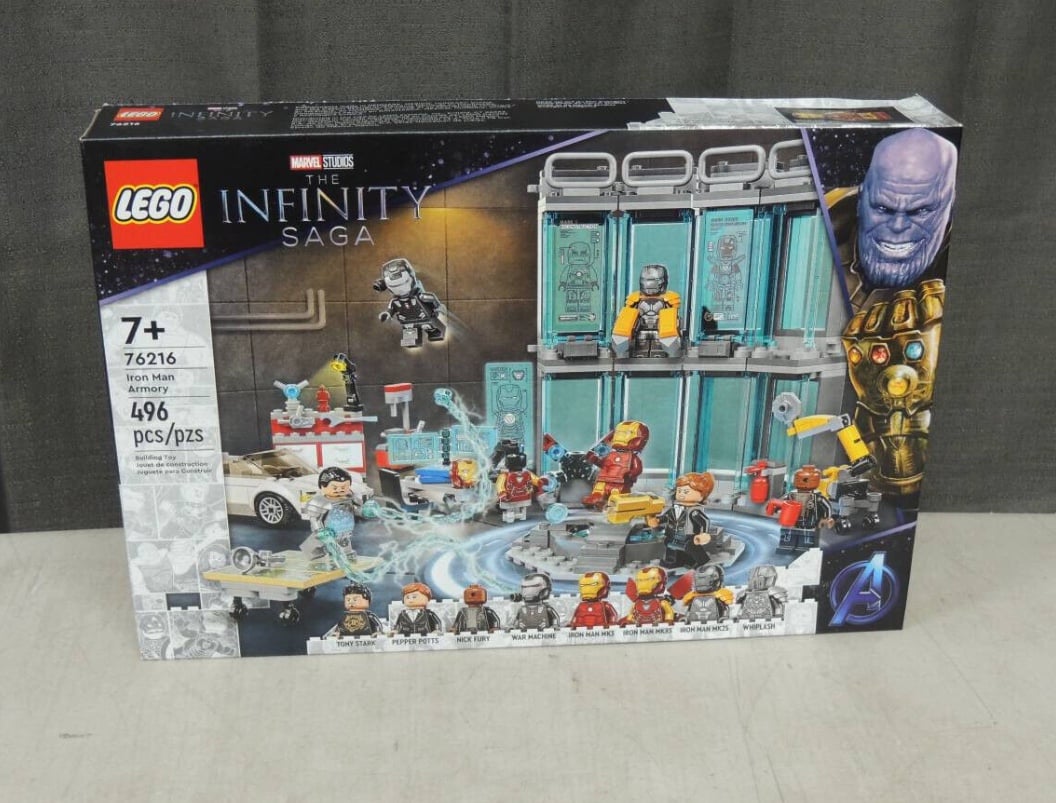 LEGO Marvel Iron Man Armory 76216 Building Kit