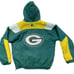 Vtg Green Bay Packers Jacket Starter ProLine 1 2 Zip Pullover Coat Sz L Mens