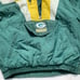 Vtg Green Bay Packers Jacket Starter ProLine 1 2 Zip Pullover Coat Sz L Mens