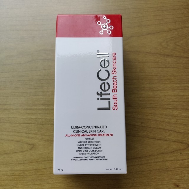 LiveCell South Beach Skincare All In One Anti-Aging Treatment 2.54 oz New