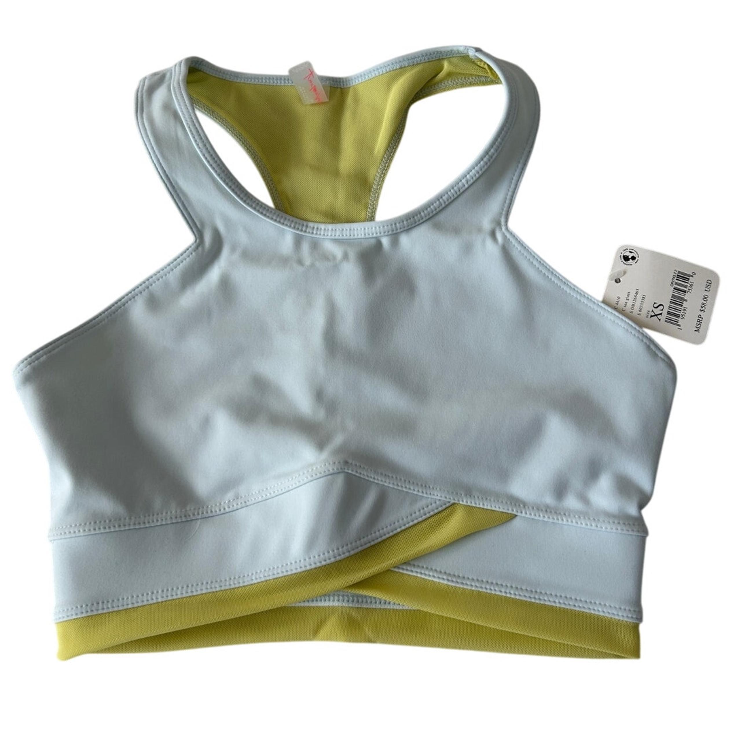 Free People Movement Palm Springs Sports Bra Women's Blue Size X-Small NWT