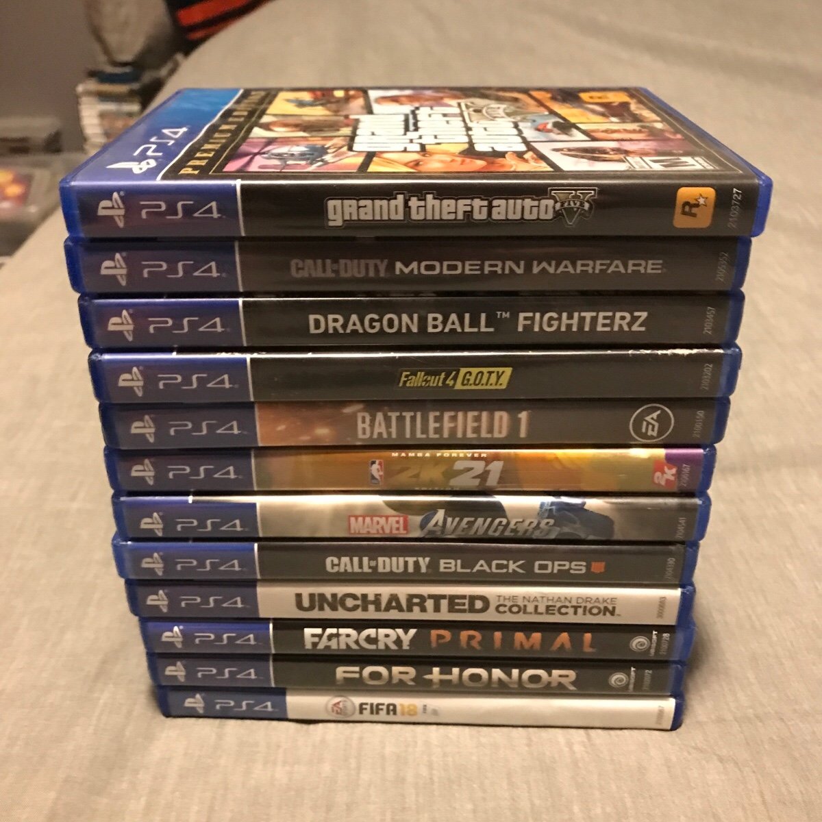 PlayStation 4 PS4 Game Lot GTA V Marvel Avengers Call of Duty