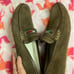Bacco Bucci mens brown suede driving shoes! Italian flag color accents. ❤️