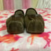 Bacco Bucci mens brown suede driving shoes! Italian flag color accents. ❤️