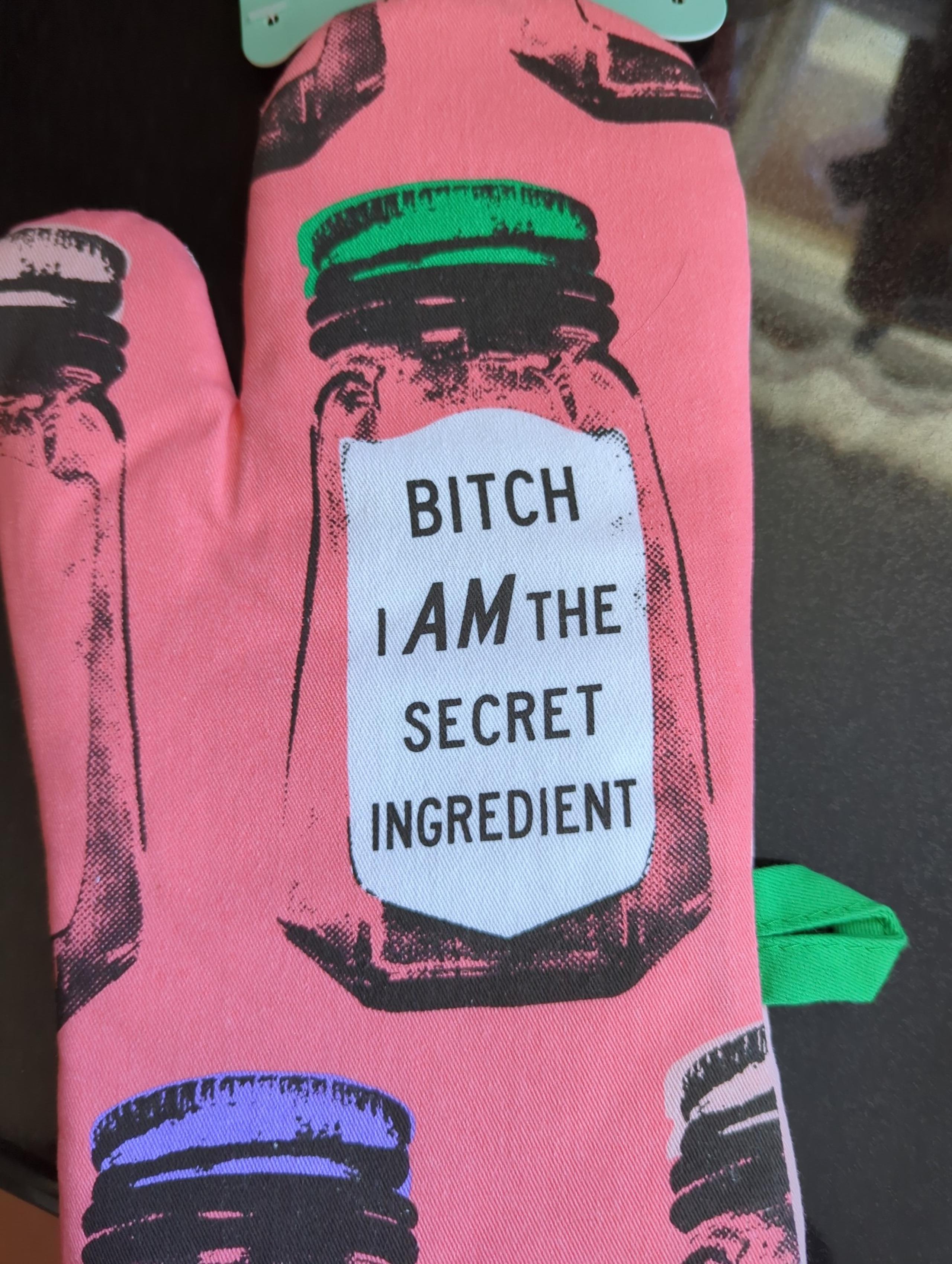 Blue Q Bitch Oven Mitt