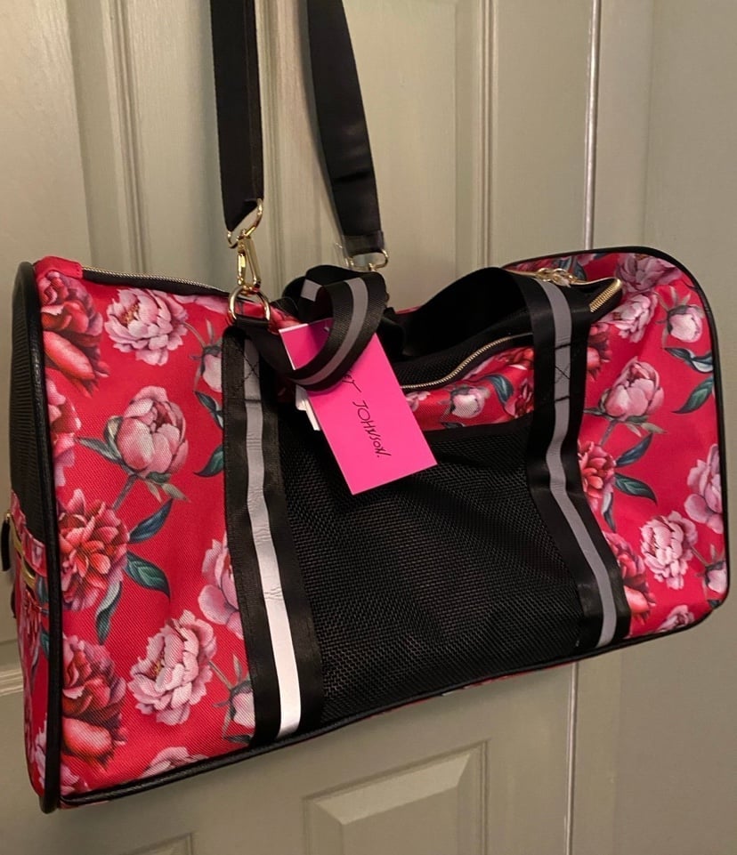 Betsey Johnson dog carrier NWT