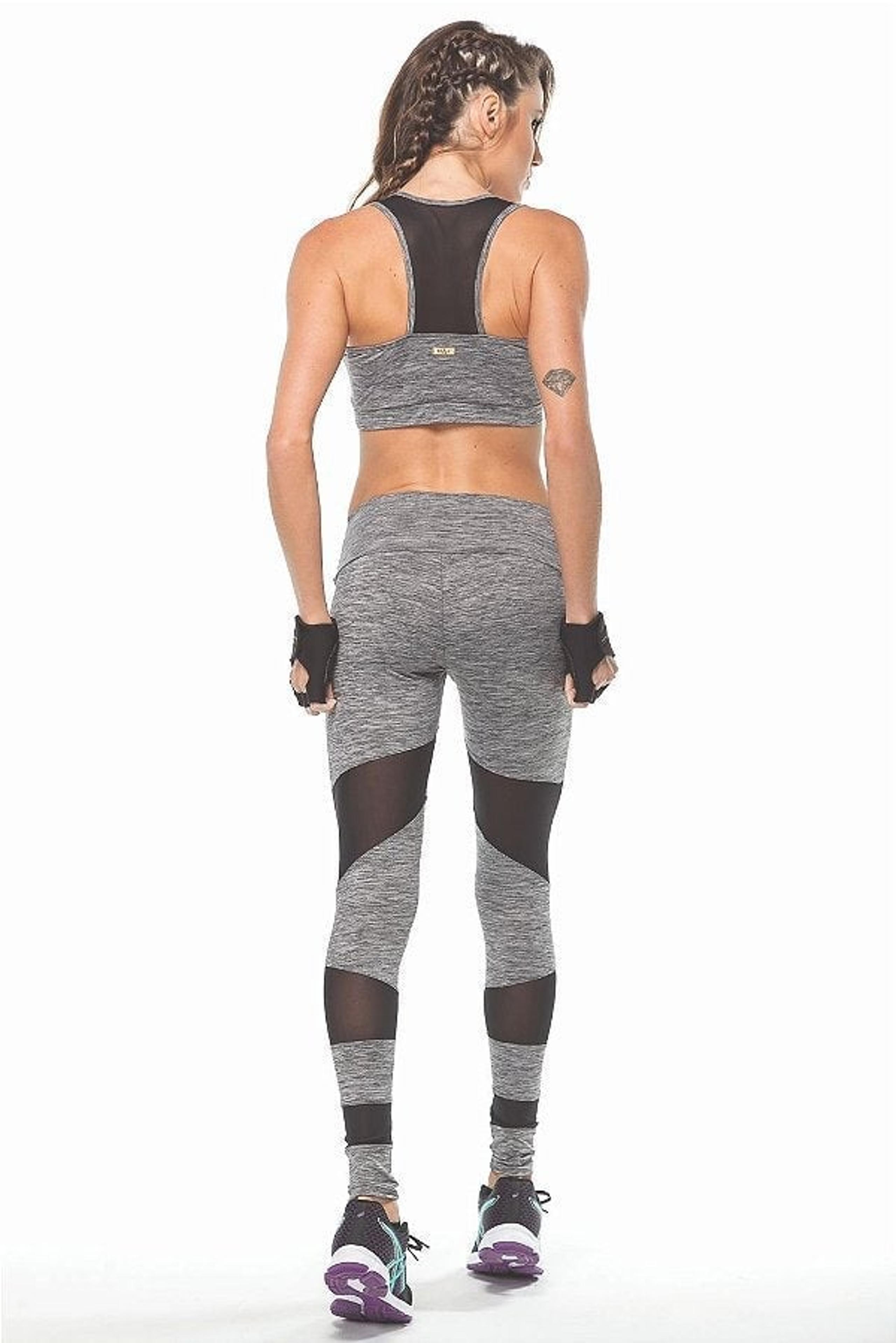 Hollister Co.® Cali Sport Mesh Twist Paneled High-Rise Leggings in Carbon  - XS