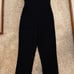 Express Strapless Sweetheart Black Jumpsuit with Pockets Sz 8 NWOT