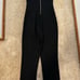 Express Strapless Sweetheart Black Jumpsuit with Pockets Sz 8 NWOT