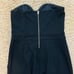 Express Strapless Sweetheart Black Jumpsuit with Pockets Sz 8 NWOT