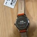 Coach Delancey Watch With 36mm White Face & Orange Leather Band