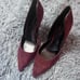 Lafayette 148 New York Hadi Suede Pumps Cabernet Size 10