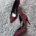 Lafayette 148 New York Hadi Suede Pumps Cabernet Size 10