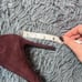 Lafayette 148 New York Hadi Suede Pumps Cabernet Size 10