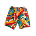 Vintage 80s Kudos bathing suit tropical parrot swim trunks board shorts sz med