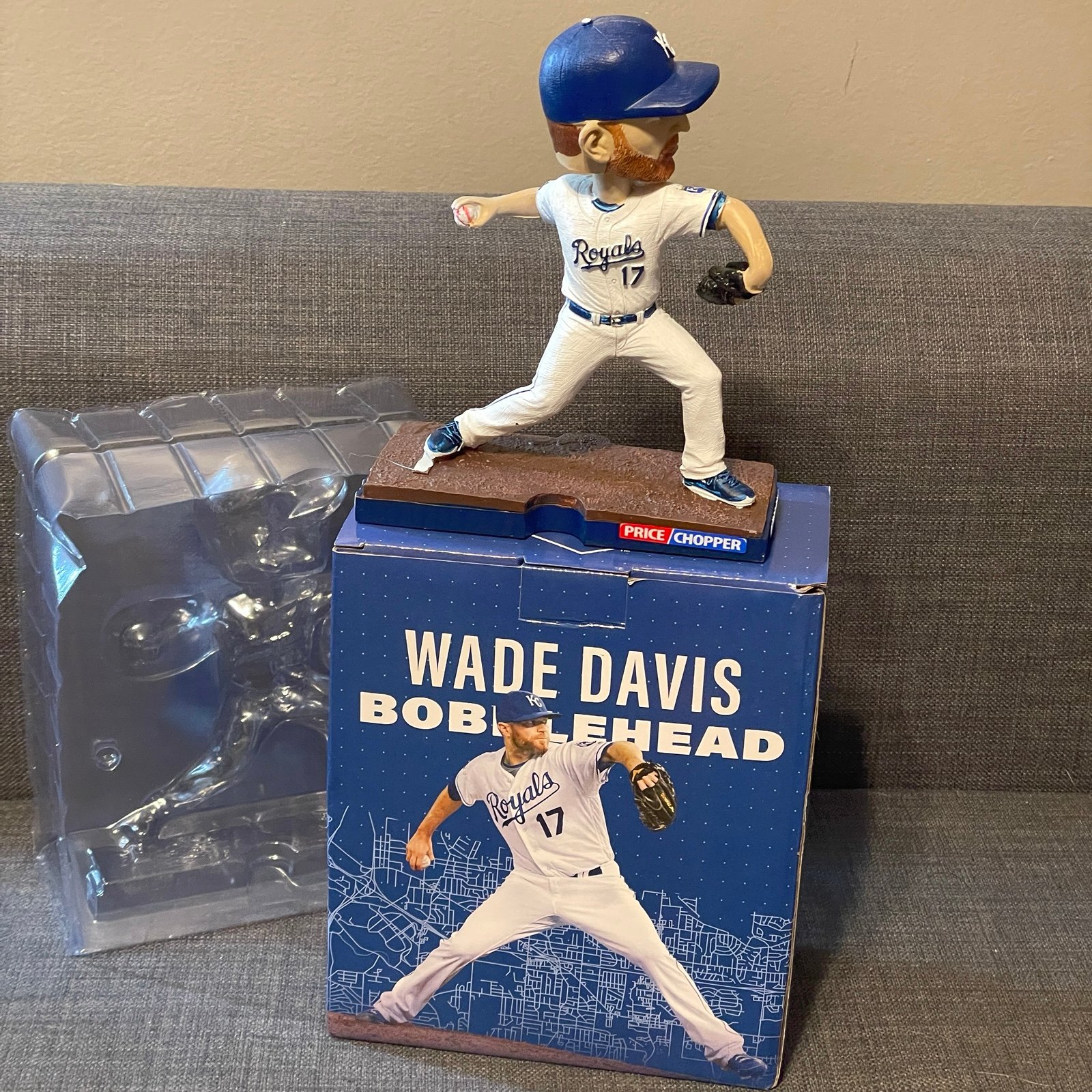 Wade Davis Kansas City Royals Bobblehead SGA 5/18/24 HDH Series 2 of 3 NEW KC