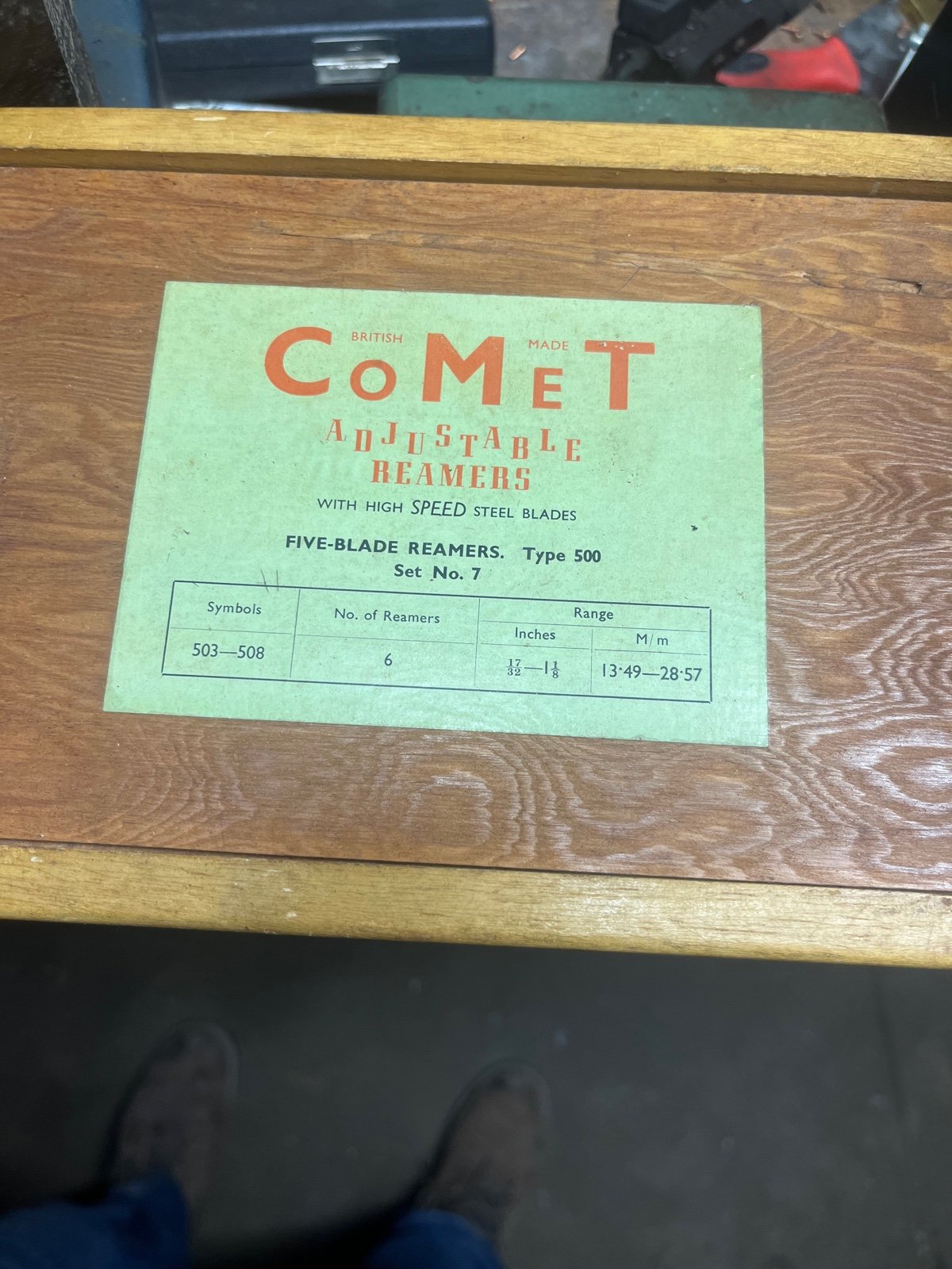 Comet 5 blade reamers - made in England