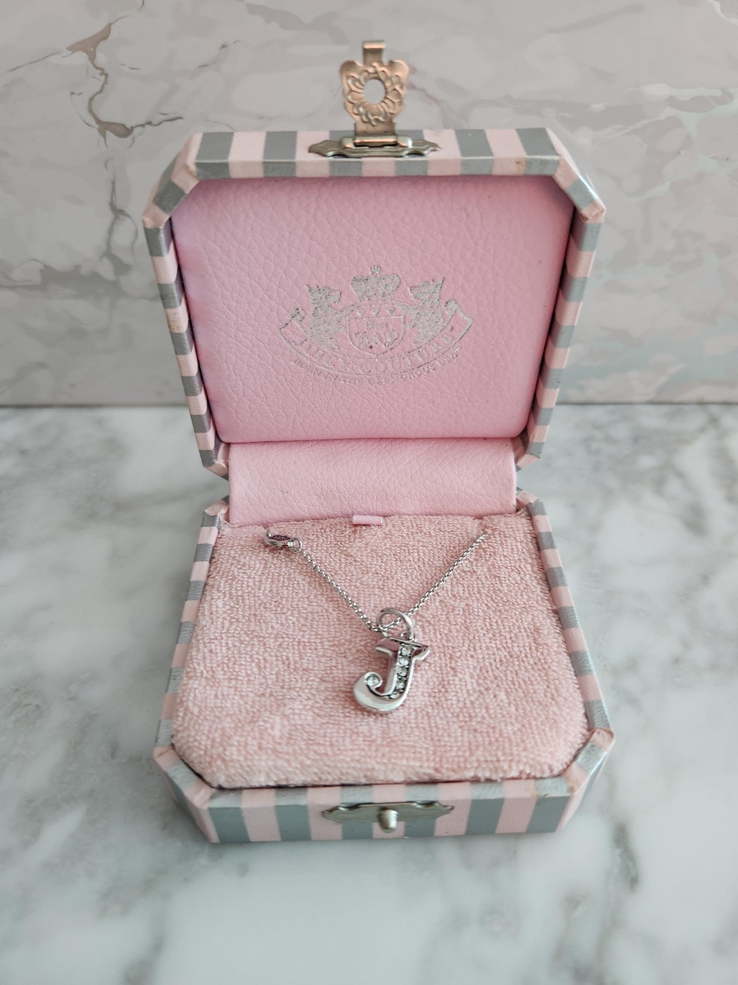 Silver "J" Juicy Couture necklace - NEW!