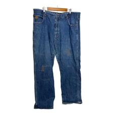 Karl Kani Jeans Baggy Denim Hip Hop Skate Y2K Mens 44x34 Dark Wash 100% Cotton