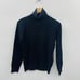 BCBGMaxazria Womens Size Large Long Sleeve Knit Turtleneck Sweater in Black 160