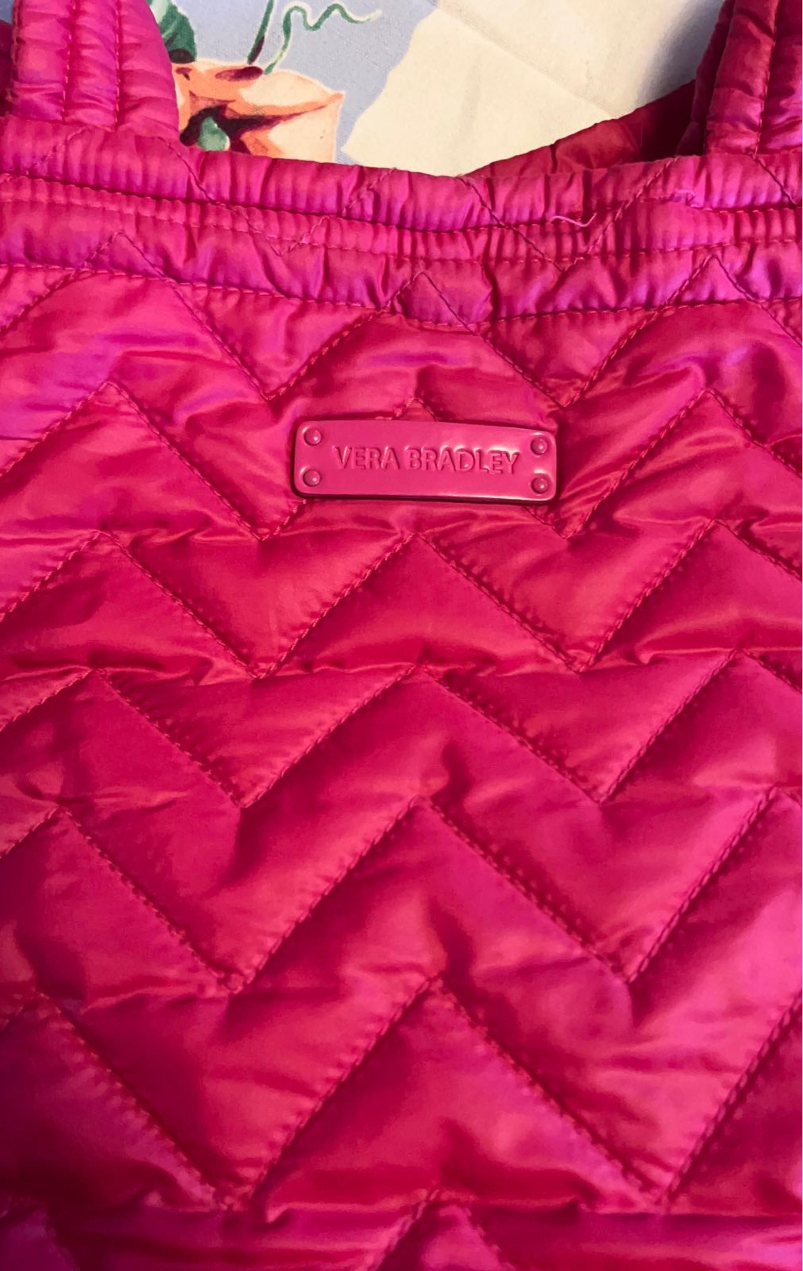 Quilted vera bradley reversable  tote so its 2 bags in one