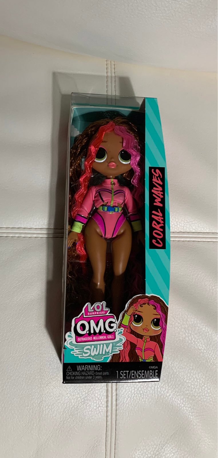LOL OMG Swim Series doll Coral Waves VHTF. New