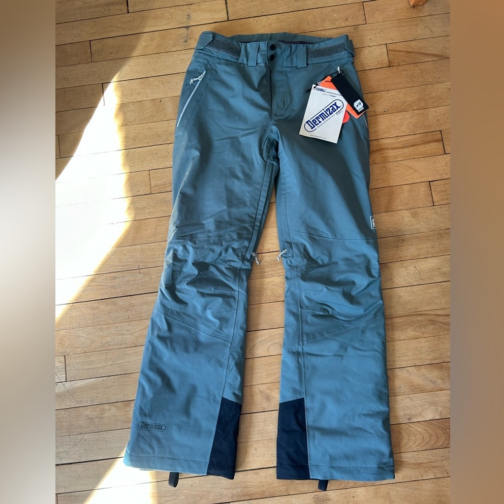NWT Orage Women's Insulated Blue Snow Ski Waterproof Pants