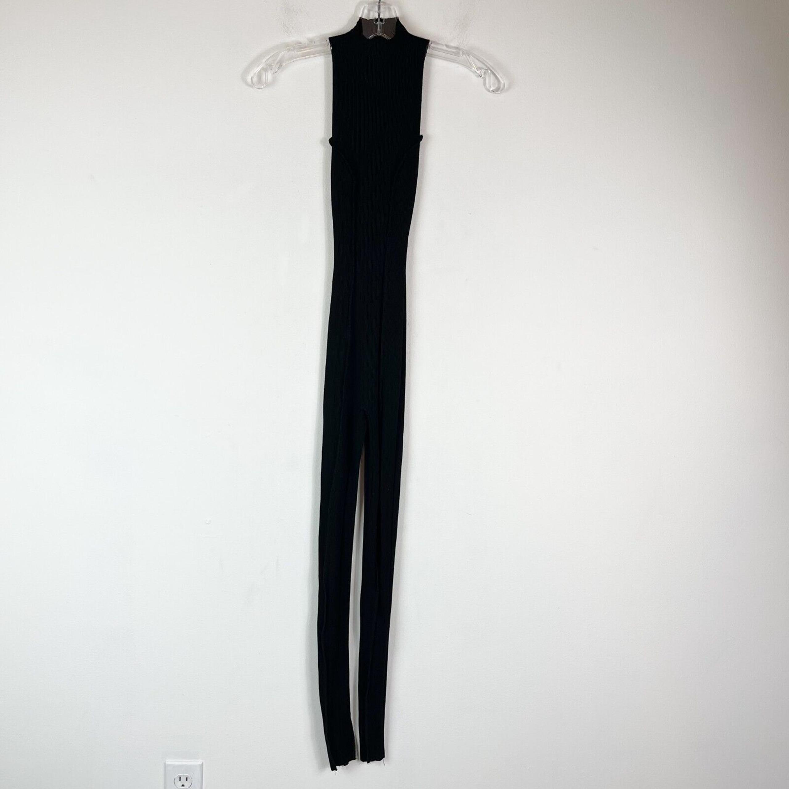 Naked Wardrobe NWT Women's Black The NW Sleeveless Jumpsuit Size XS